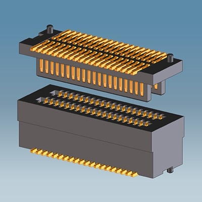 0.5mm雙槽直插板對(duì)板連接器